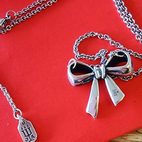James Avery Jewelry - James Avery Sterling Silver Bow Necklace - Retired!